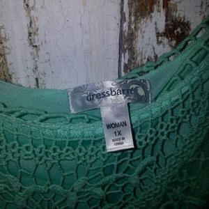 Crocheted tank top